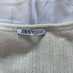 Zara Cream Knit Sweater